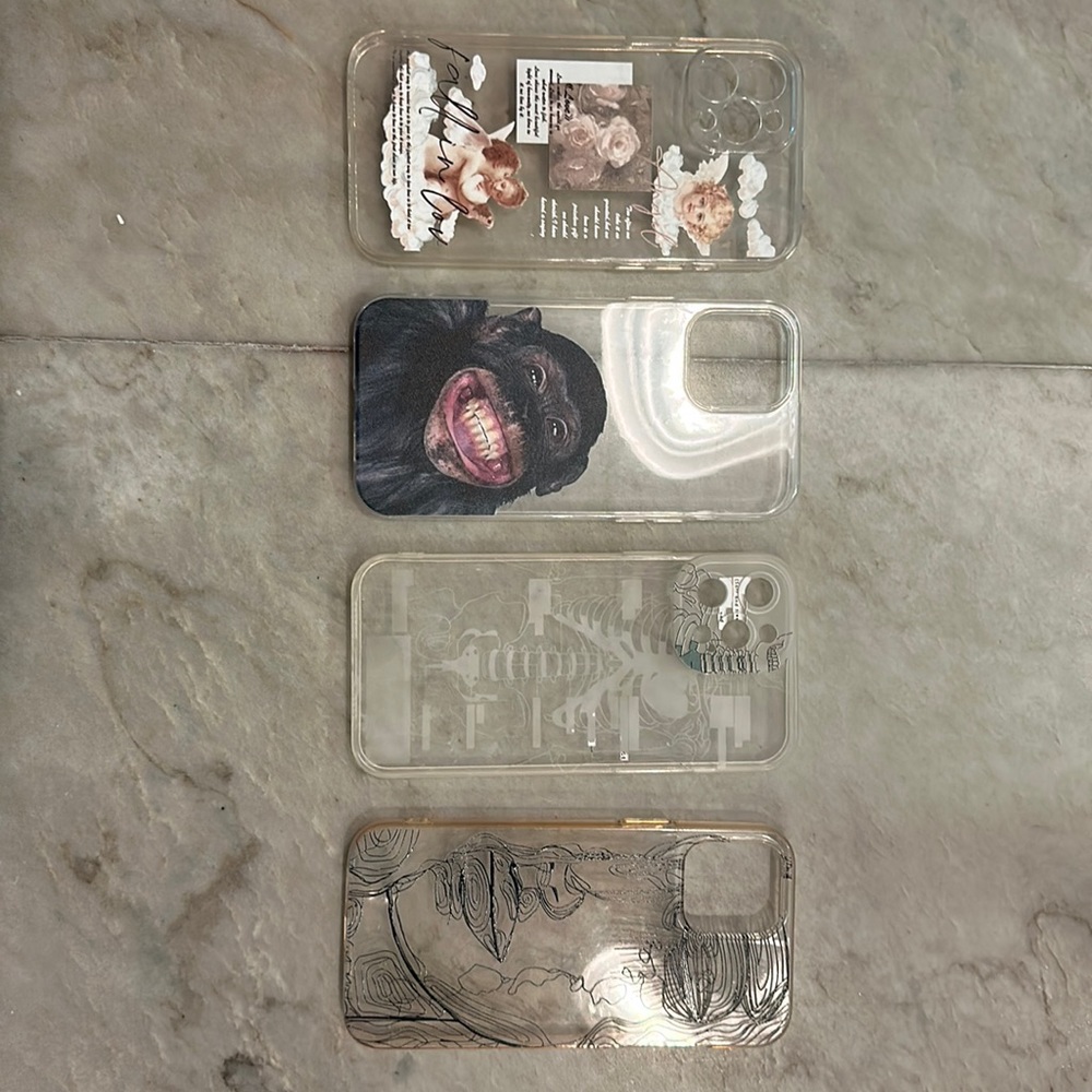 pack of Iphone 12 Pro max clear phone cases